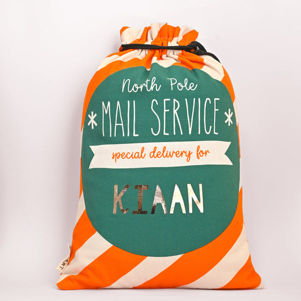 Personalised Sack | Candy Stripes