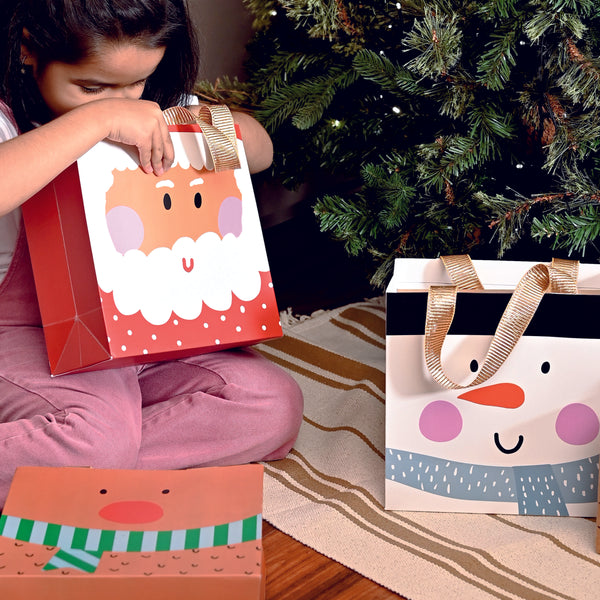 Set of 6 Gift Bags | Christmas Characters