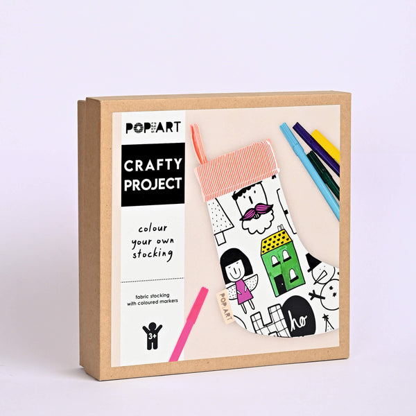 Crafty Project | Colour Your Own Stocking