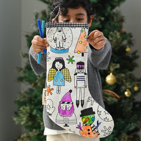 Crafty Project | Colour Your Own Stocking