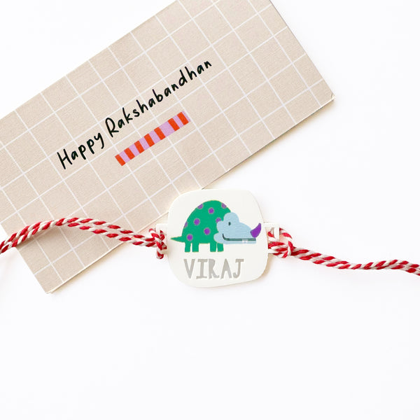 Rakhi | Dinosaur Print