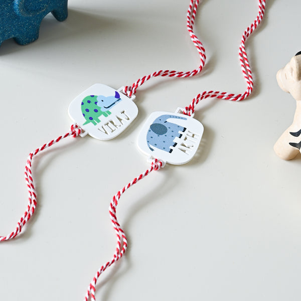 Rakhi | Dinosaur Print