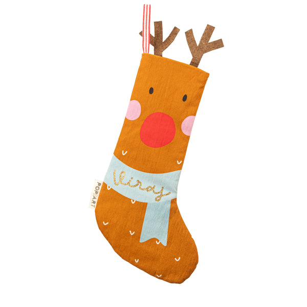 Personalised Stocking | Reindeer