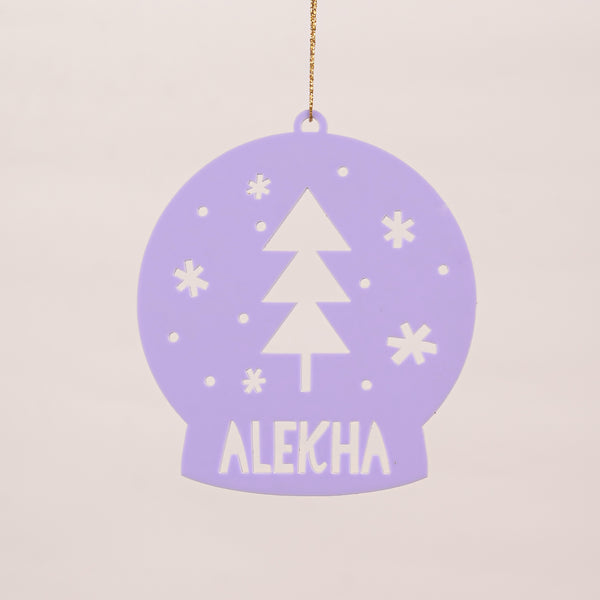 Xmas Shape Ornament | Snowglobe