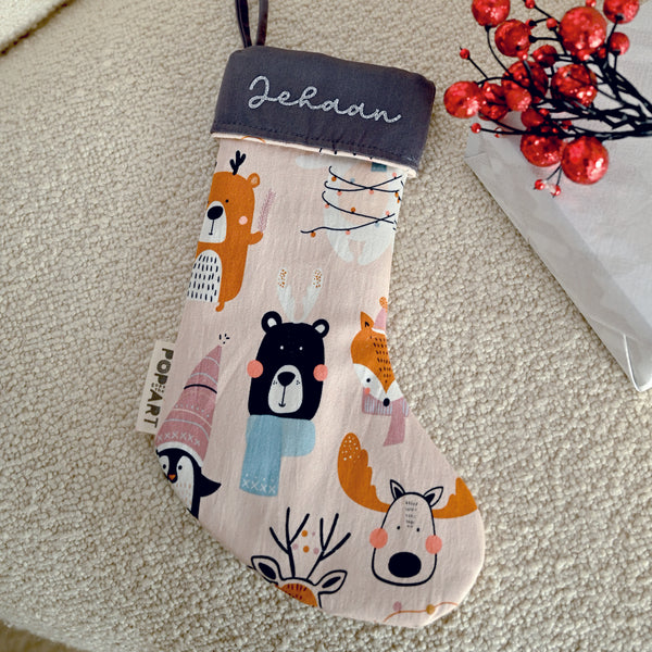 Personalised Stocking | Winter Animals