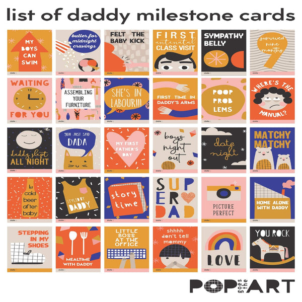 Milestone Cards | Daddy (box of 30 cards)