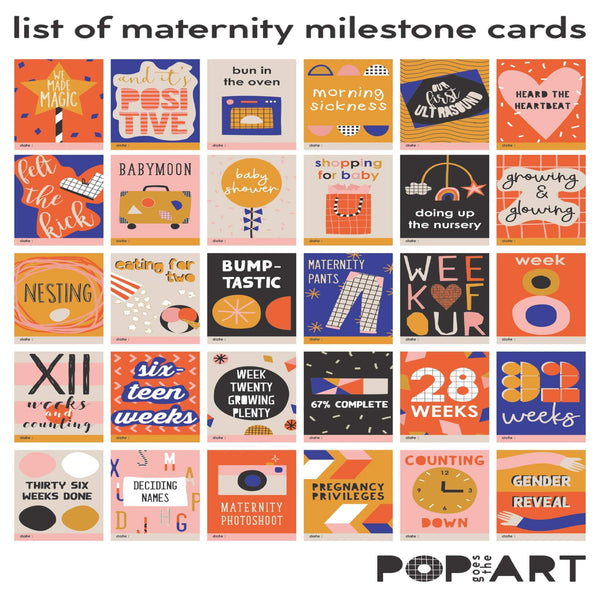 Milestone Cards | Maternity (box of 30 cards)