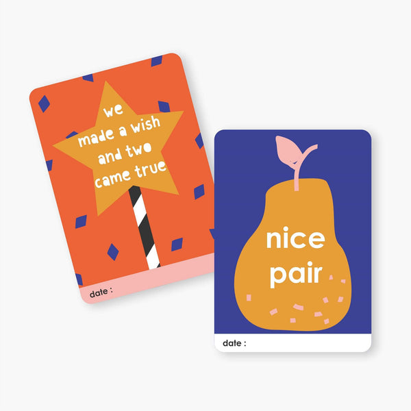 Mini Milestone Cards | Twin (box of 30 cards)